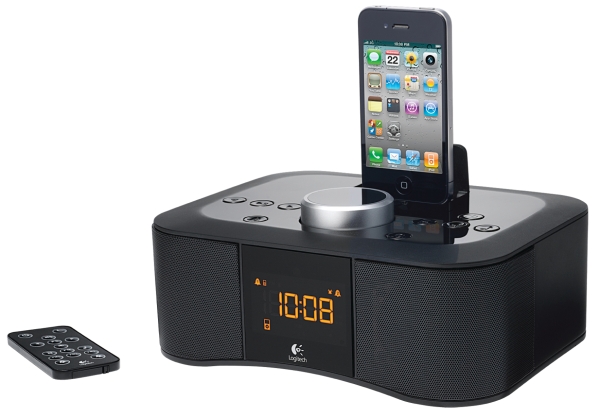 Clock radio dock