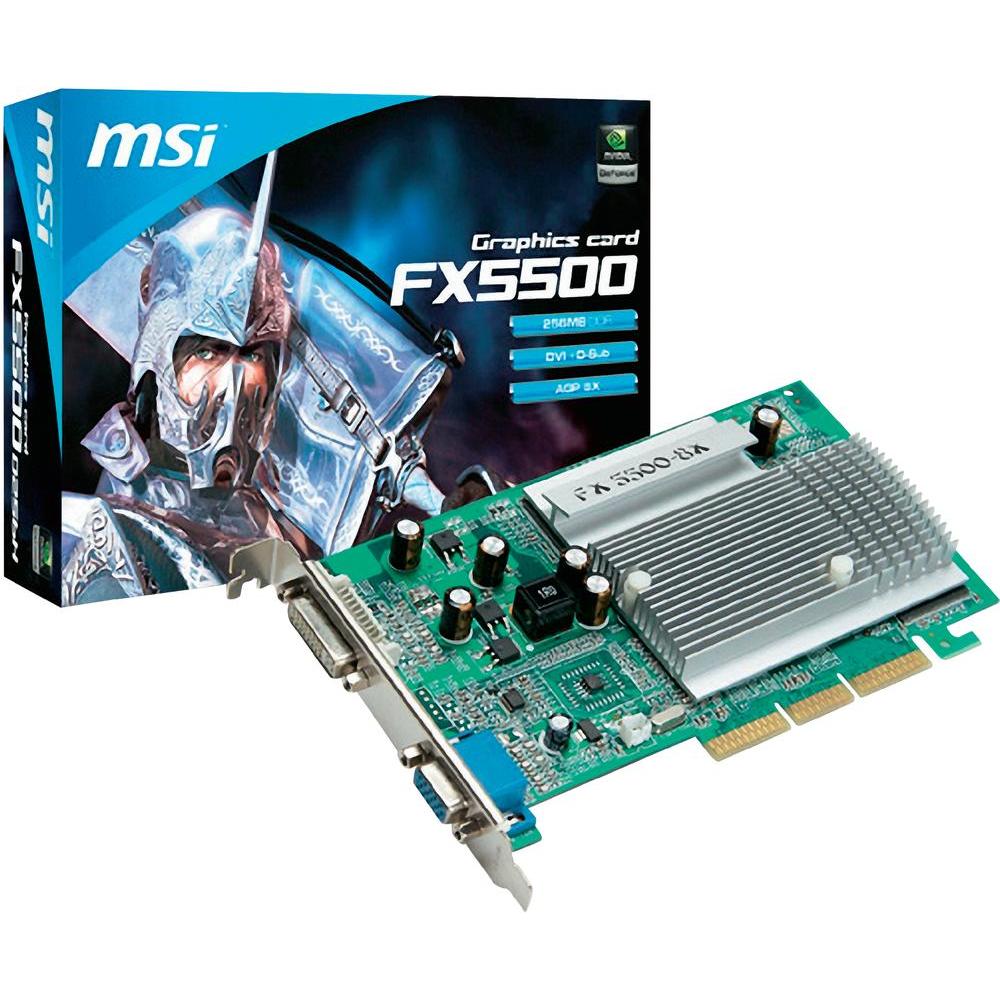 MSI FX 5500 AGP 256mb