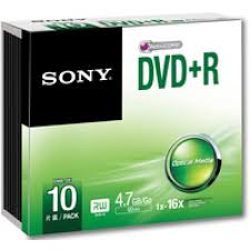 DVD R+ Sony 10st