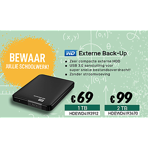 Western Digital HDD EXT 2.5" Elements 2TB Black 