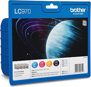 BROTHER LC-970 4-kleuren Value Pack