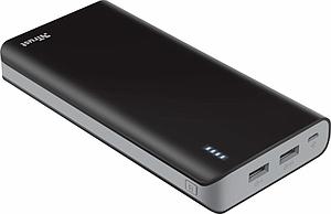 Trust Mobile - Primo Powerbank - 20.000 mAh - 2x USB - 1x Micro-USB - Zwart