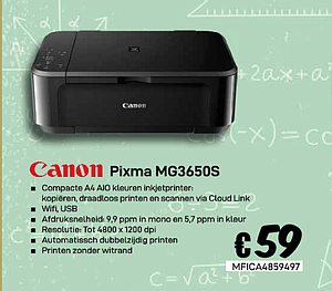 Canon PIXMA MG3650 S AIO A4