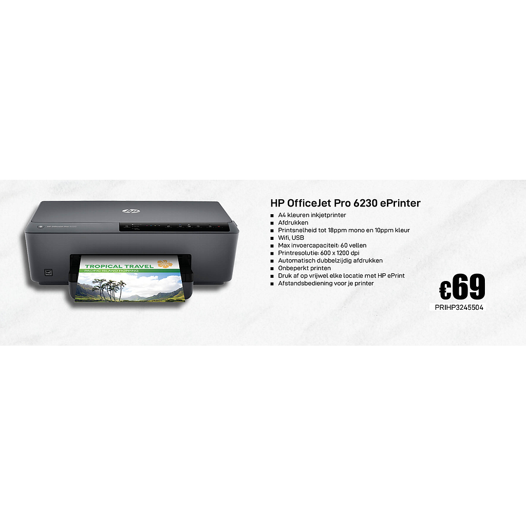 HP Officejet Pro 6230 ePrinter/A4 18 ppm