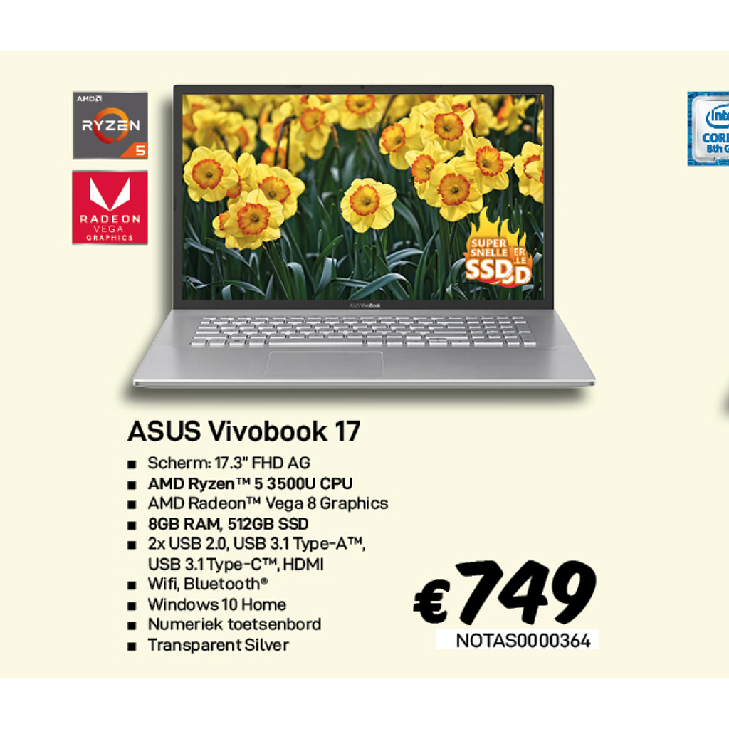 Asus VIVOBOOK 17.3