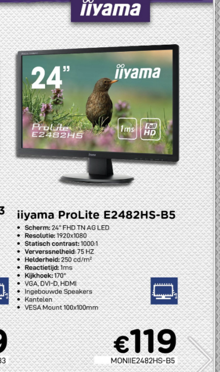 IIYAMA LED 24