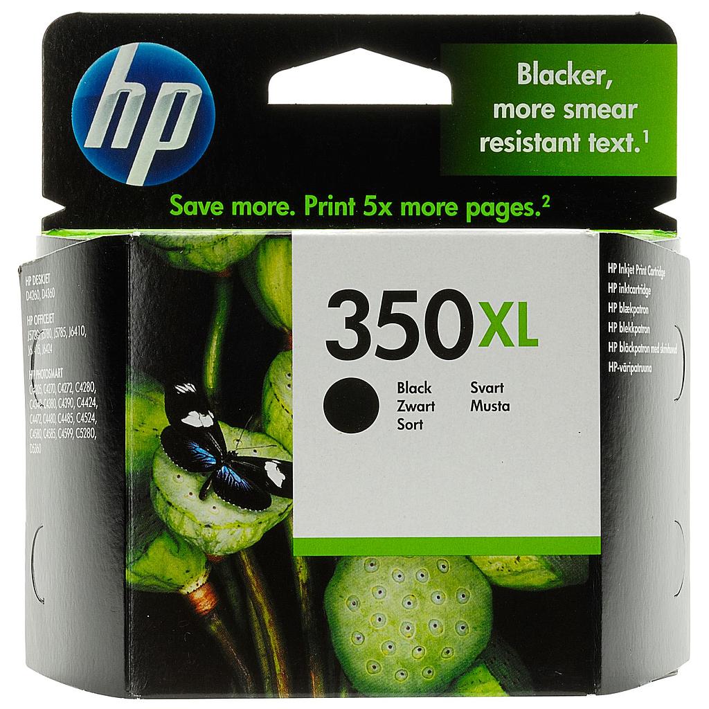 HP 350 XL Zwart